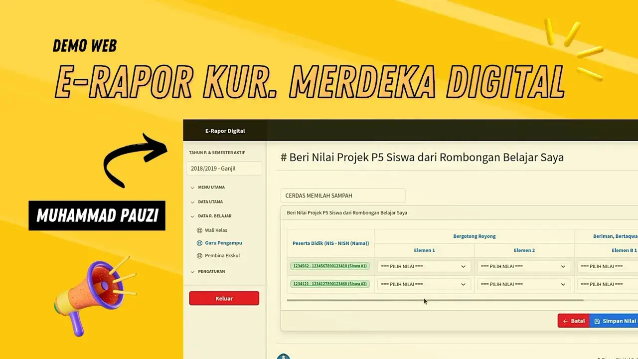 Website e-Rapor Sekolah Kurikulum Merdeka Digital P5's thumbnail